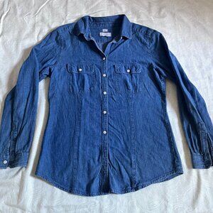 LOFT - button-down long sleeve - size M - 100% cotton